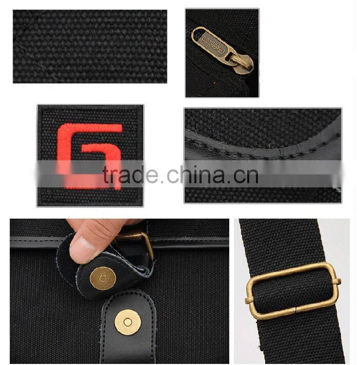 Waterproof canvas shoulder messenger camera bag,digital camera bag