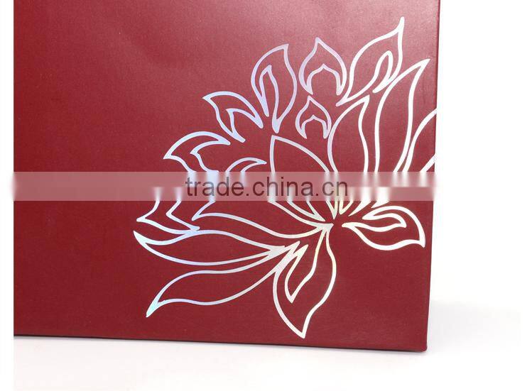 HIGH GLOSS gold Thick Gift Cardboard Bag Custom Logo Print