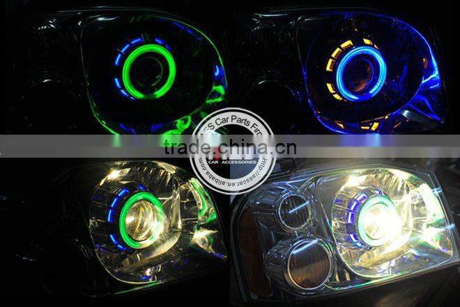 factory wholesale price headlight H4 h7 automotive bixenon hid projector len H1 mini dual angeleye