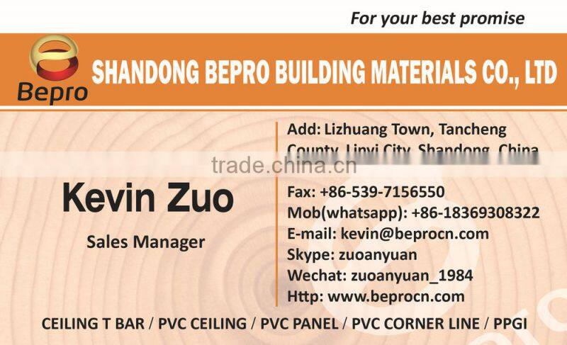 Latest color t bar suspended ceiling grid for sale