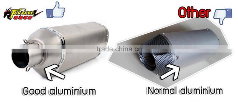 Stainless steel muffler exhaust pipe slip on for scooter