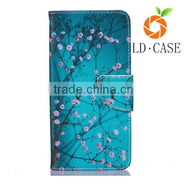 Customized PU Left and right open Blank Sublimation cell phone holster for samsung note 7