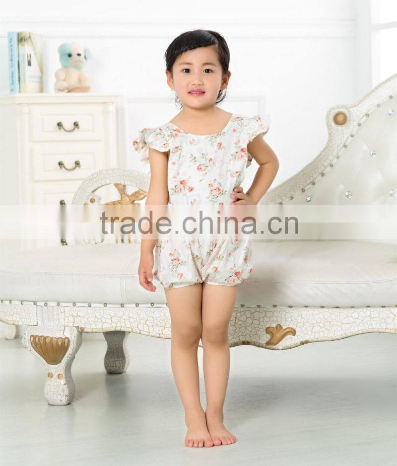 Wholesale price high quality baby girl romper bubble romper boutique clothing made in China