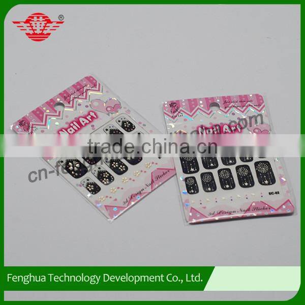 Competitive Price New Fashion Water Gold Nail Stickers