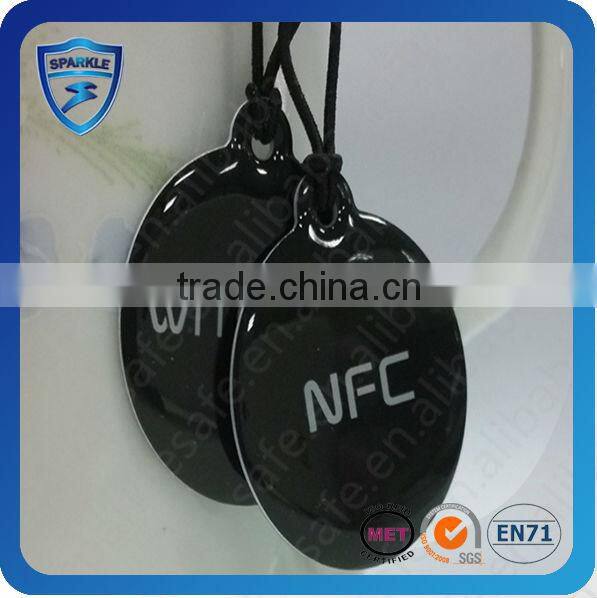 13.56MHz NFC Epoxy Keytag Waterproof NFC Tags