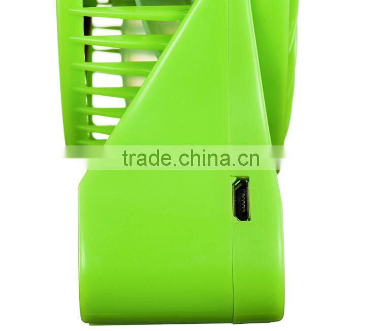 Factory wholsales Rechargeable Mini USB Fan With Battery