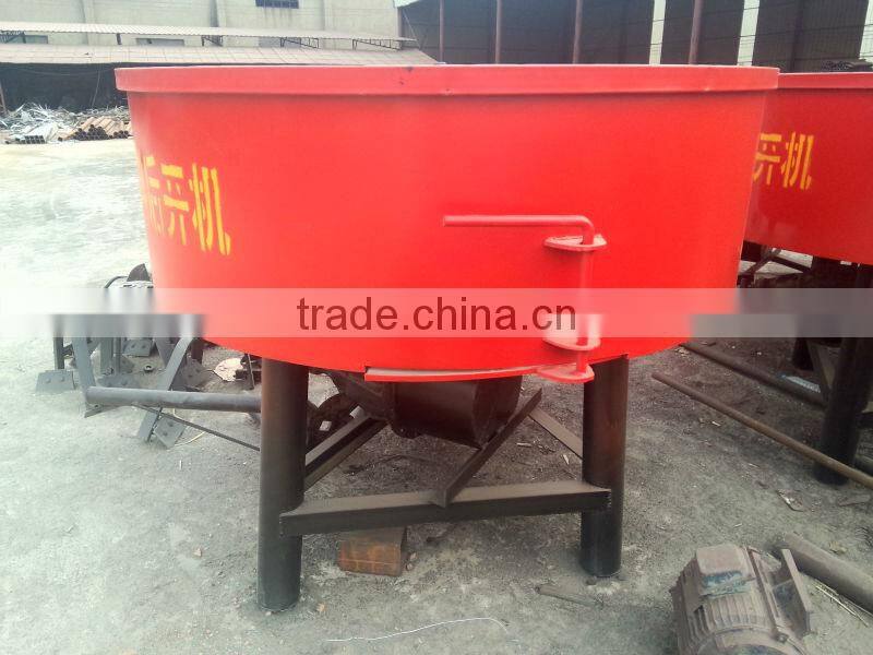 Portable Concrete Machine Concrete Pan Mixer for sale