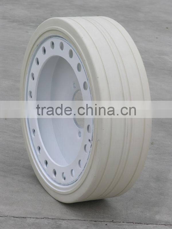 5.00-8 price tire, solid tires with rim with brake,tire for lifting platform