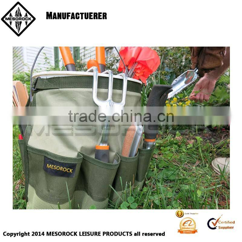 Garden Bucket Caddy Apron for Carrying Garden Tools Garden Tool Organizer