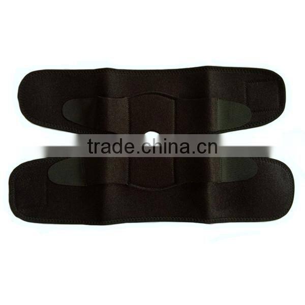 Adjustable Sports Leg Knee Support Brace Wrap Protector Pads Cap Patella Guard 2 Spring Bars, One Size, Black