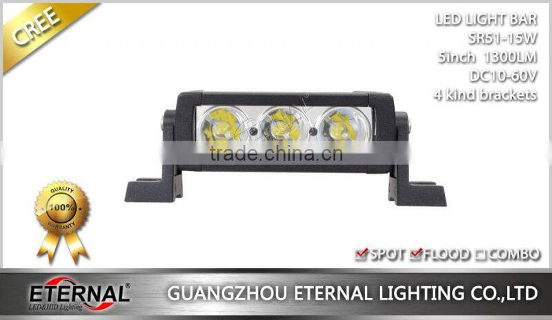 15W motorcycle scooter electric bike led work light driving headlamp spot high power led light