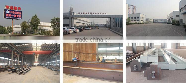 China low cost light steel structure godown with CE ISO certificate