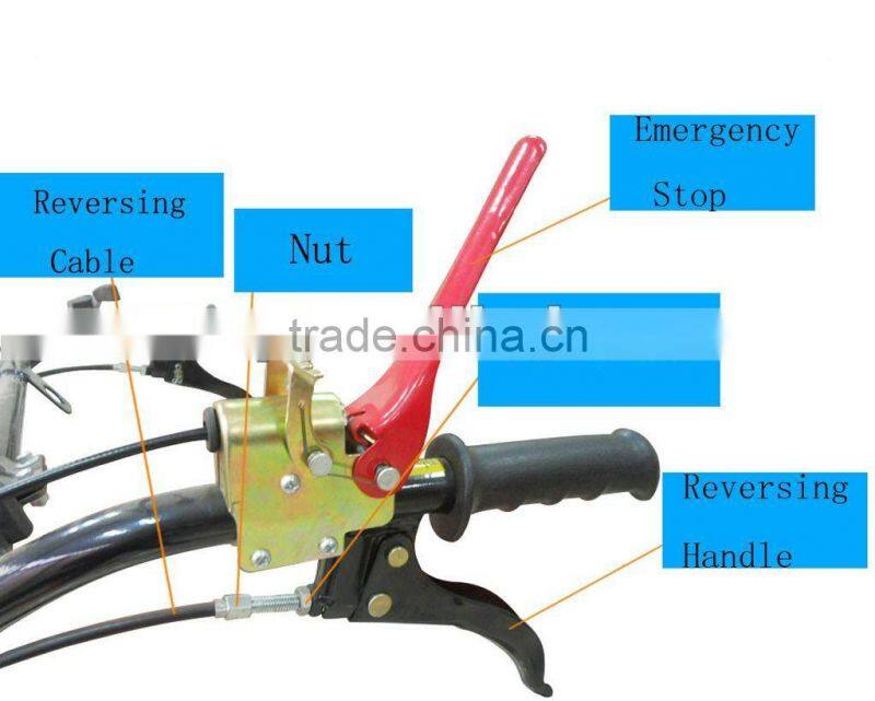 MeiQi 6HP 178F diesel engine power mini tiller most popular italy type