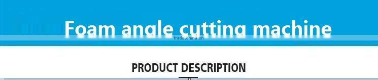 Foam angle cutting machine in foam machine
