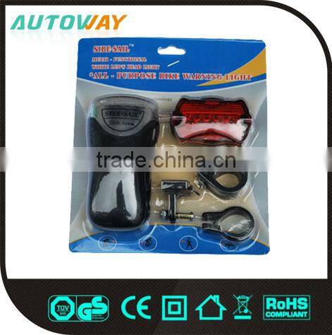 Front & Back LED Bicycle Light Set