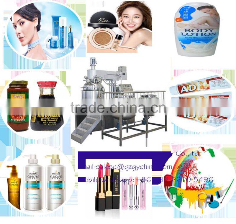 closed type vacuum lifting cosmetics making machine,vacuum cosmetics homogenizing mixer,vacuum cosmetics emulsifier for mixing