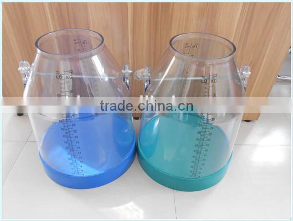 Transparent Milk Bucket for Mobile Cow Milking Machine