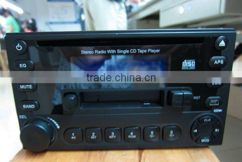 Double Din Car CD Cassette Player, Car Cassette MP3 Player