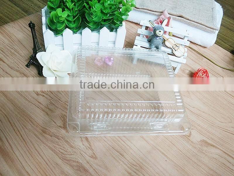 OPS clear plastic clamshell cake boxes wholesale
