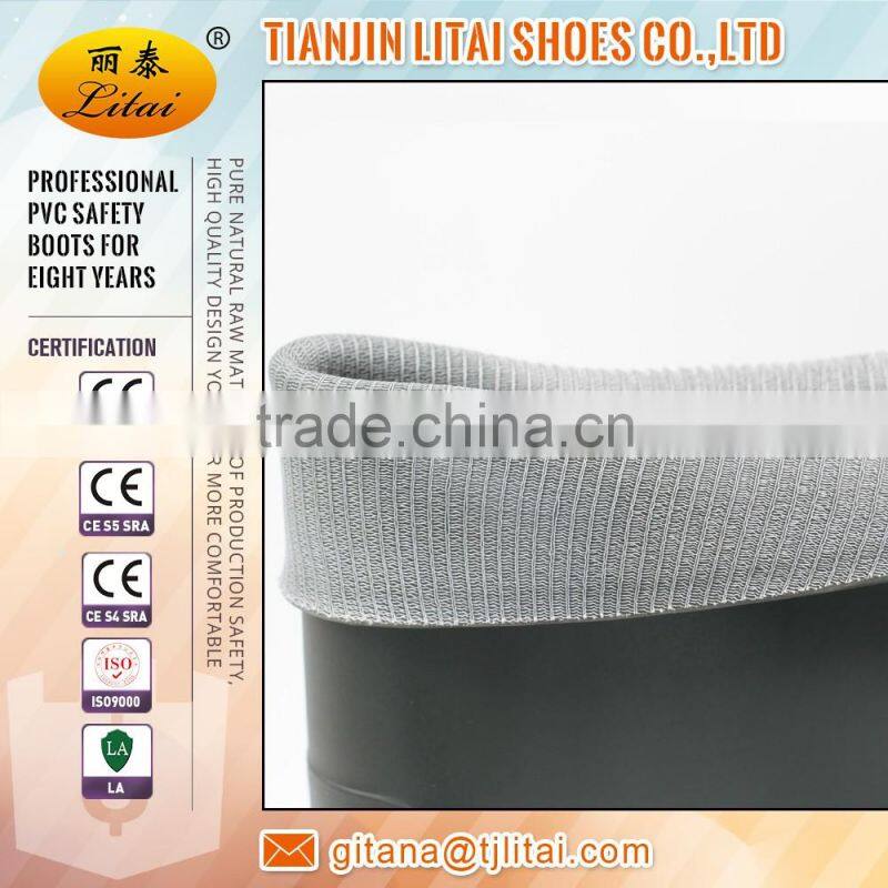 PVC safety gumboot printed any color you like