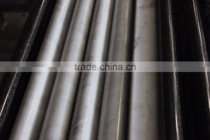 Carrara white marble kitchen countertop