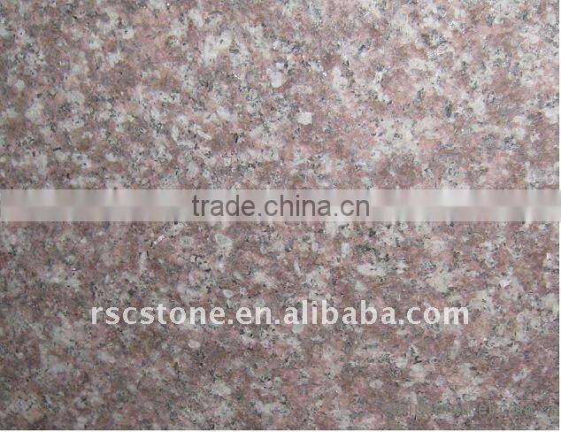 peach red G687 granite countertop