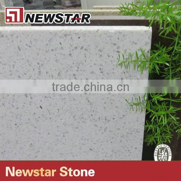 Newstar white quartz tiles,quartz floor
