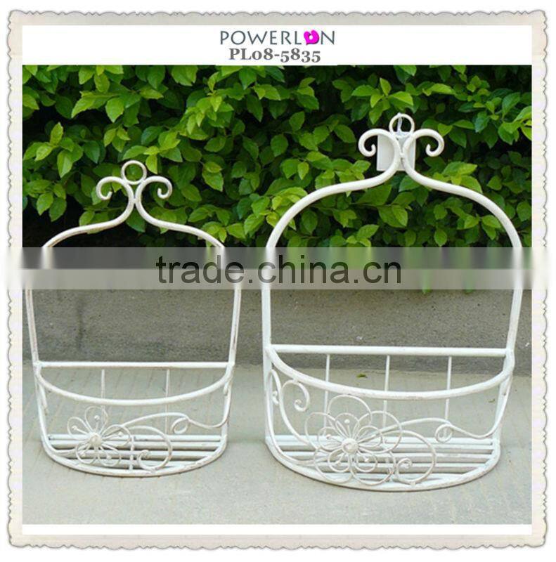 Adorable Metal Flower Hanging Baskets Plant Holder