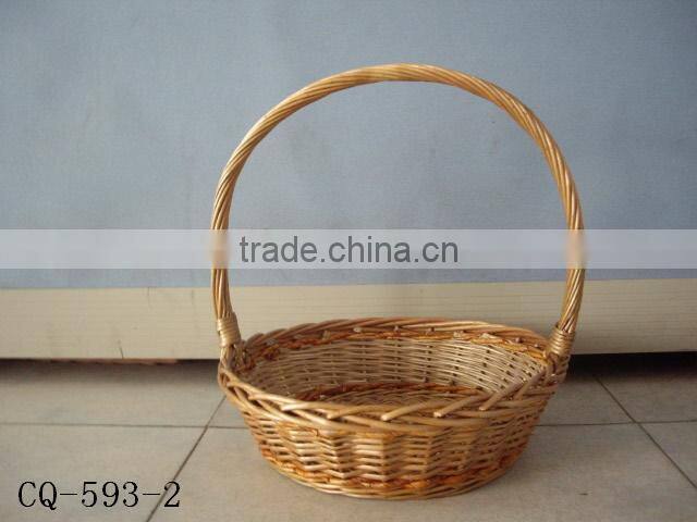 small cheap lined willow wicker shopping basket wicker egg basket