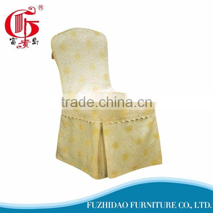 Universal spandex chair cover elastic ruffled chair cover