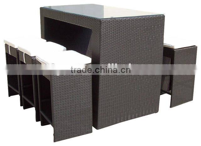Sigma used bar furniture rattan high tables outdoor bar stools