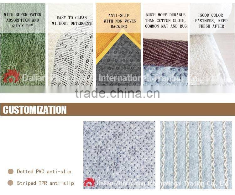 custom printed anti-slip used hotel decoration shaggy floor carpet