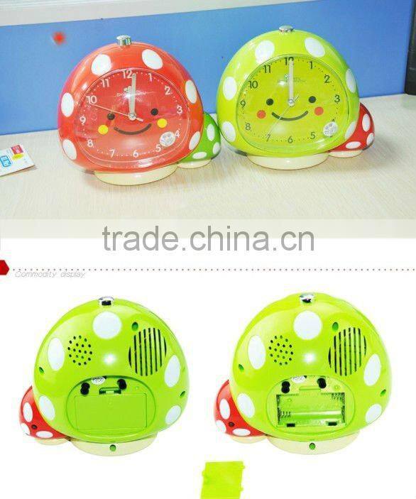 Supply fashion cute talking alarm clock small order