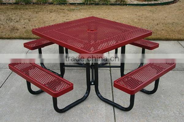 Arlau Steel Outdoor Furniture China,Outdoor Chairs And Tables,Picnic Table Benches