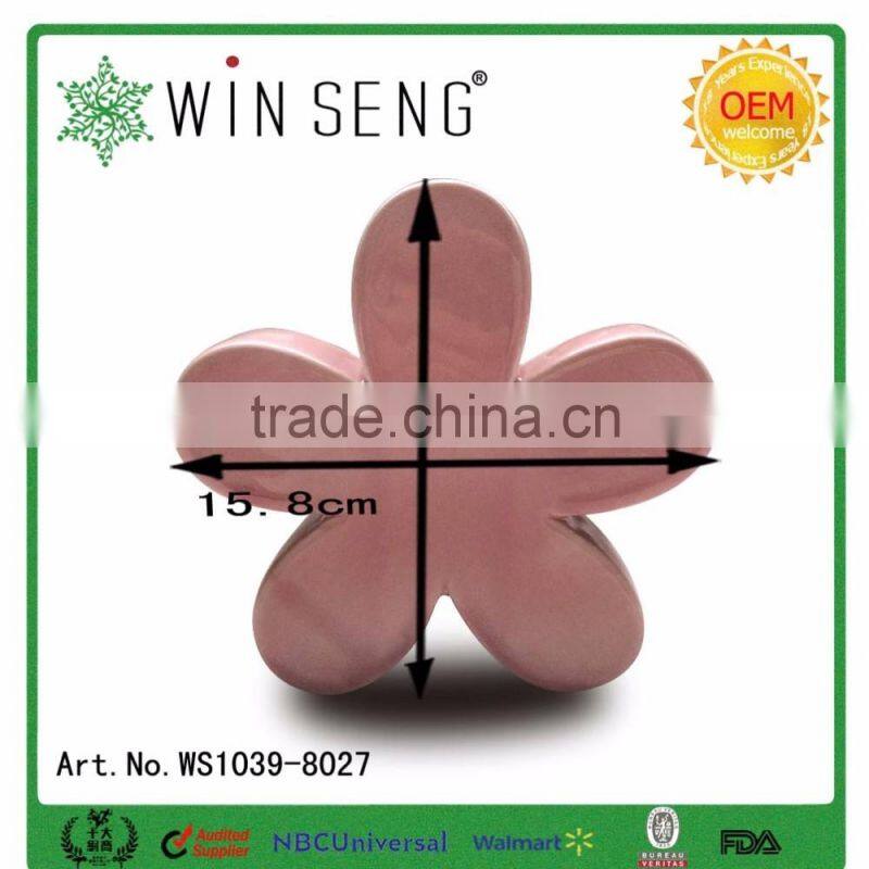 New Product Flower Shape Ceramic Home Decoration