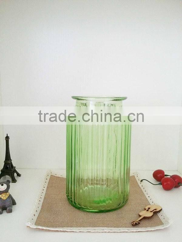 wedding decoration colored glass vase
