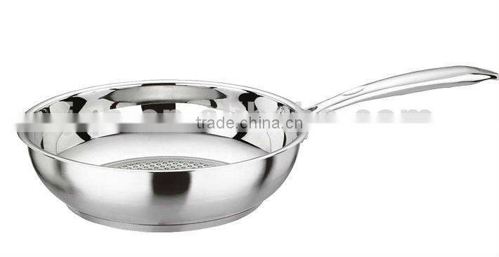 3 layers bottom Stainless steel deep frypan