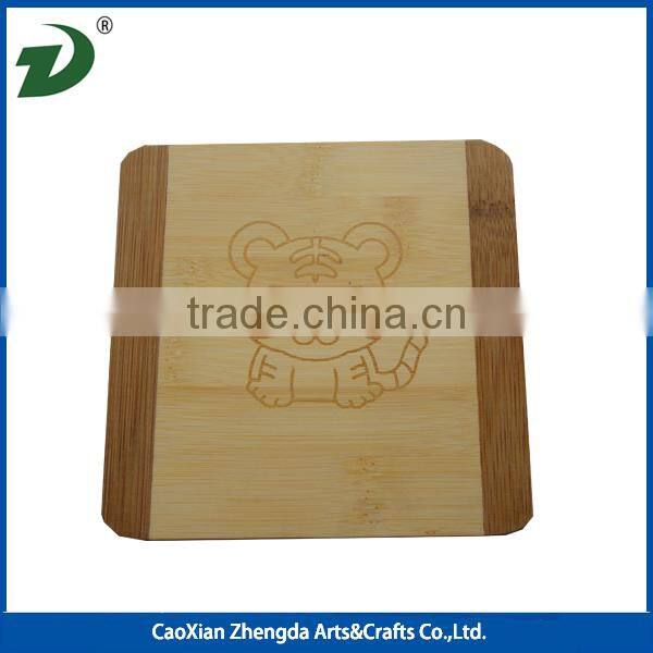 Wholesale Hotsale High quality Wooden bamboo Coffee Cup Coasters Mats