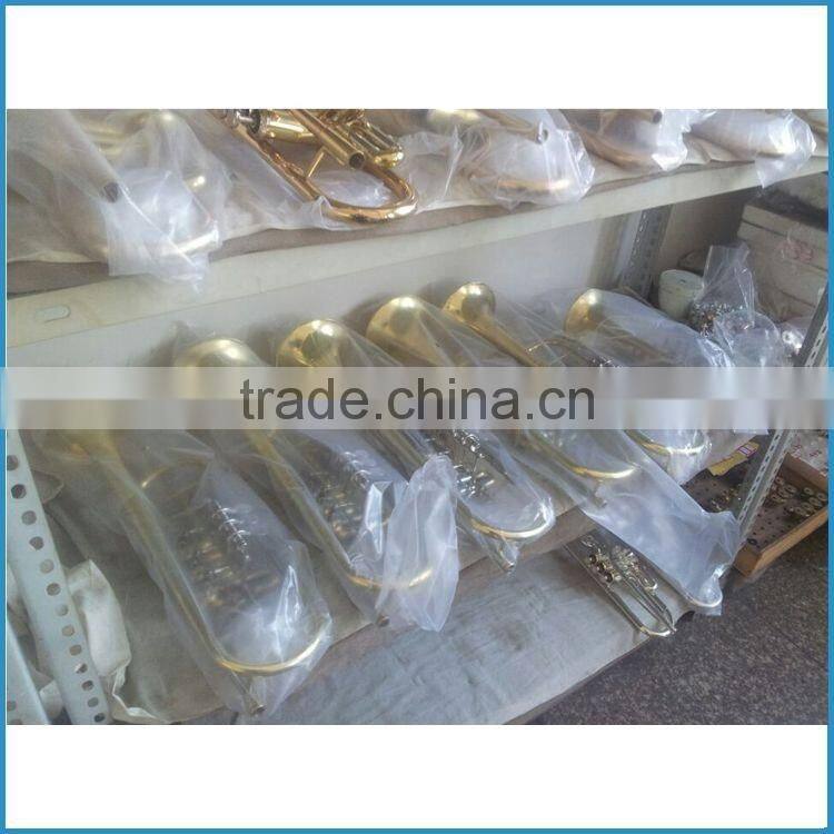 Silver plated C Key heavy trumpet