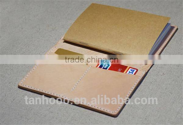 personalized hard vegetable leather passport holder