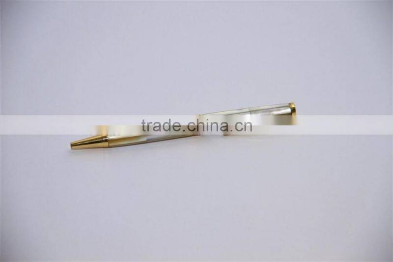 Ballpoint pen buffalo horn and brass