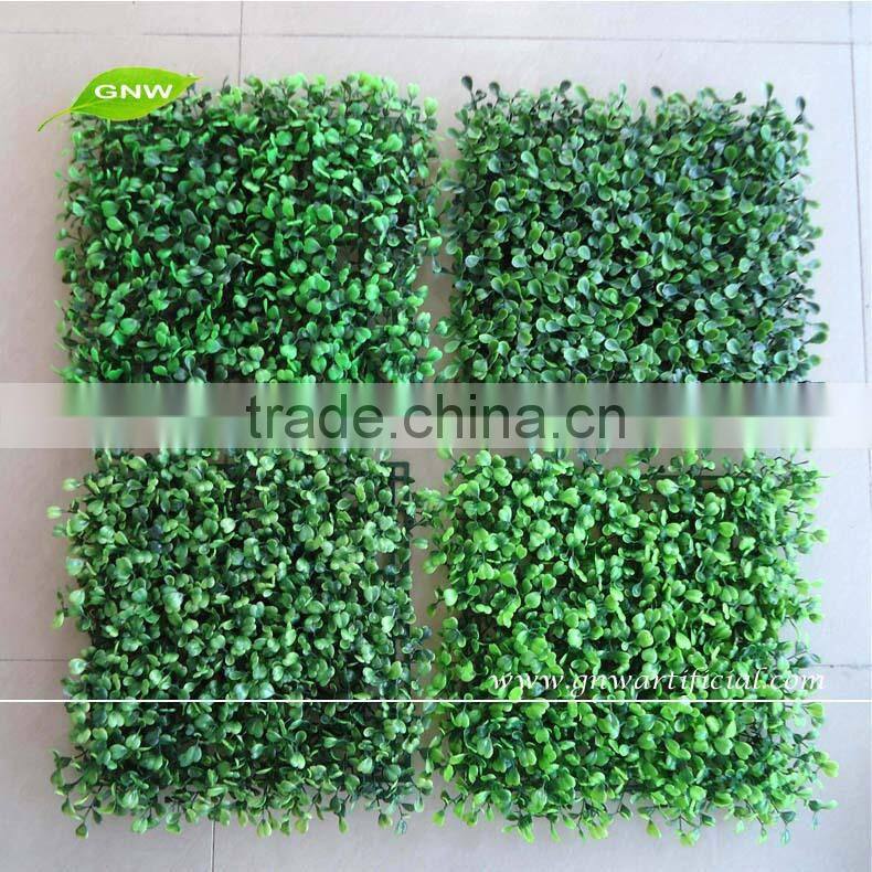 BOX014-4 GNW artificial boxwood mat for vertical green wall decoration grass panel