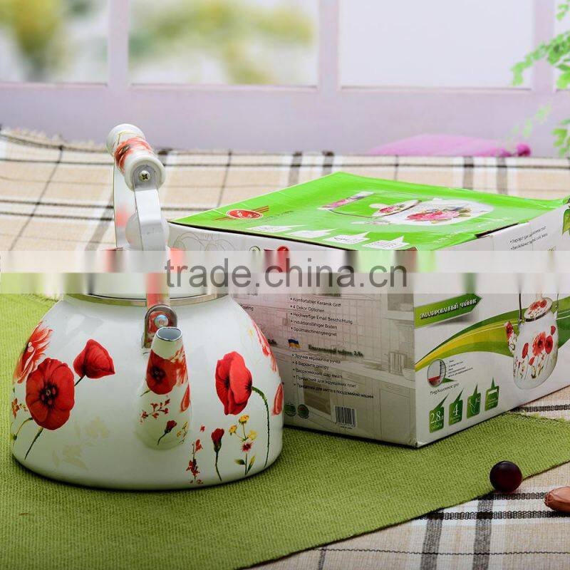 Tea Set 2.5 L Ceramic Teapot with Flower Design TeaPot Wholesale