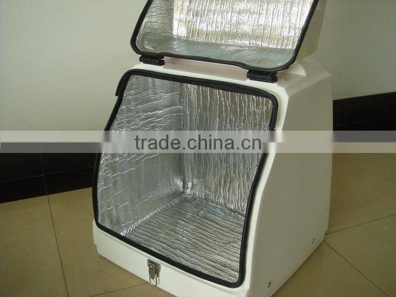 frp box grp with latch or lock,motorcycle delivery box