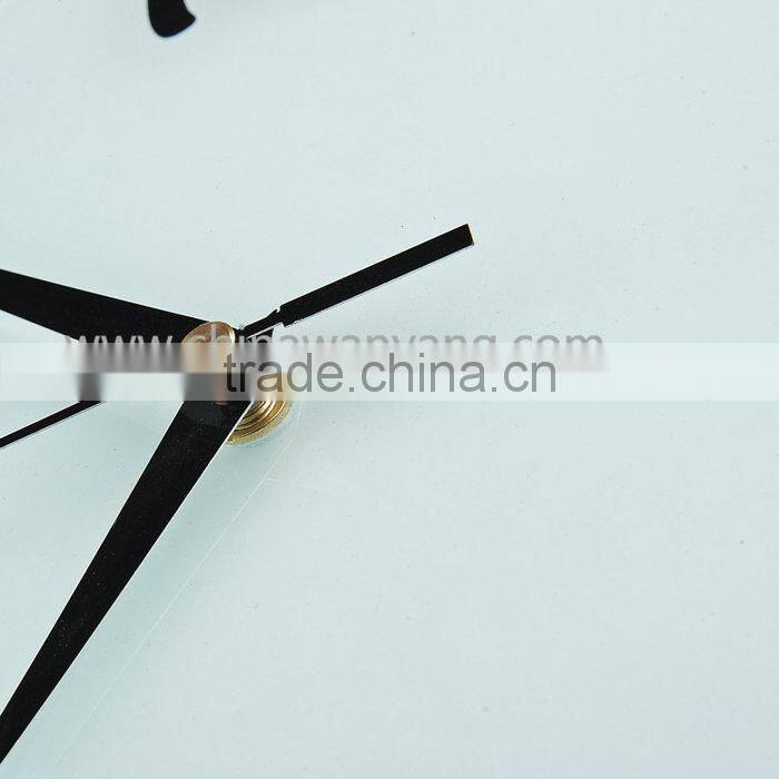 Custom Good Quality Lower Price Crystal Clear Design Wall Clock