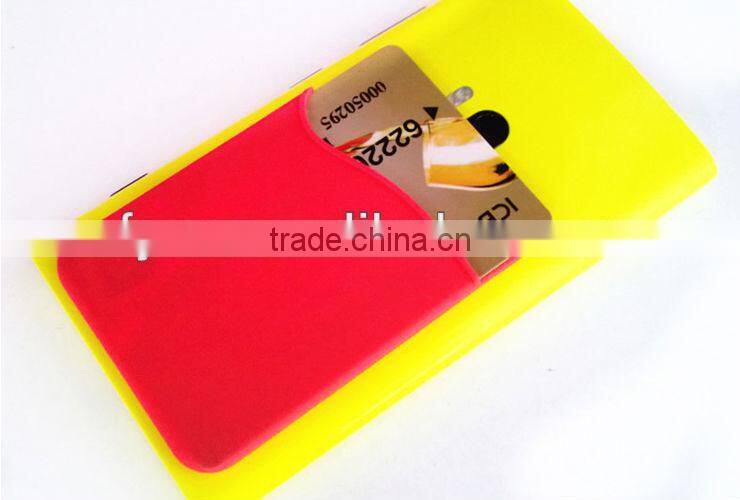 new products 3m sticker smart wallet mobile silicone ID card holder