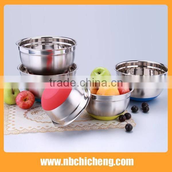 Hot Selling SS & Silicone Bowl/Rice Bowl/Mixing Bowl
