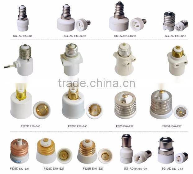 E27-E40 plastic electric lamp holder light socket adaptor