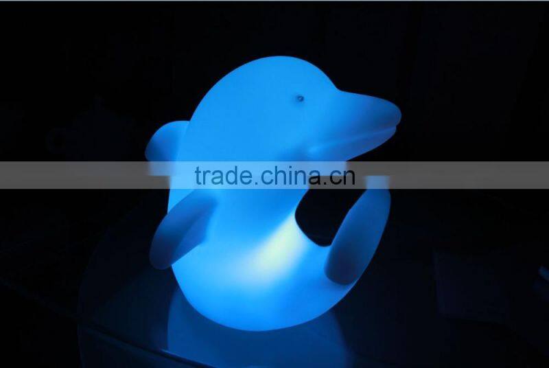 yollow color led lighting decoration duck for kids playing
