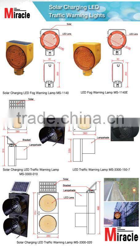 Solar Powered(Charging) LED & Reflector Road Stud(Cat Eyes / Pavement Marker) MS-200S(Single Side / 1000m Visibility)